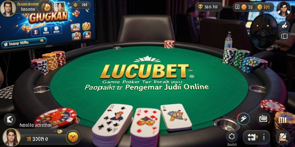 Tangkapan layar gameplay seru dari LUCUBET, permainan Poker yang mendebarkan.