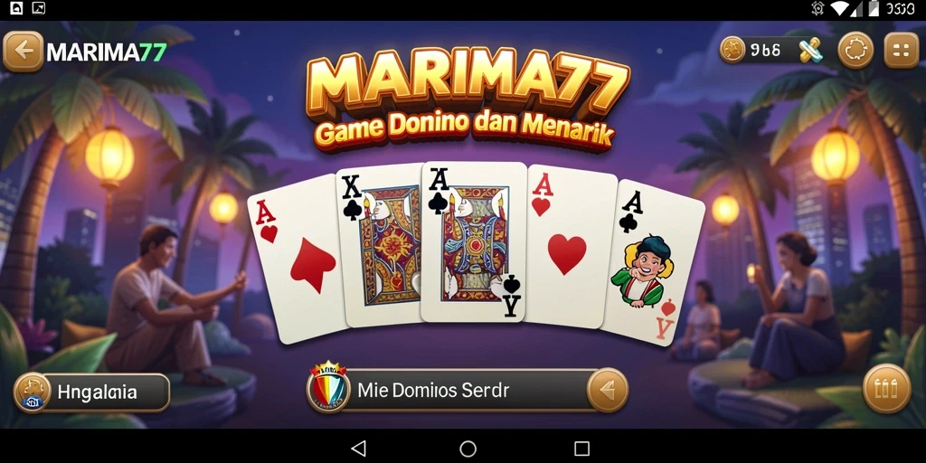 Tangkapan layar gameplay MARIMA77 yang menarik dalam permainan Domino.