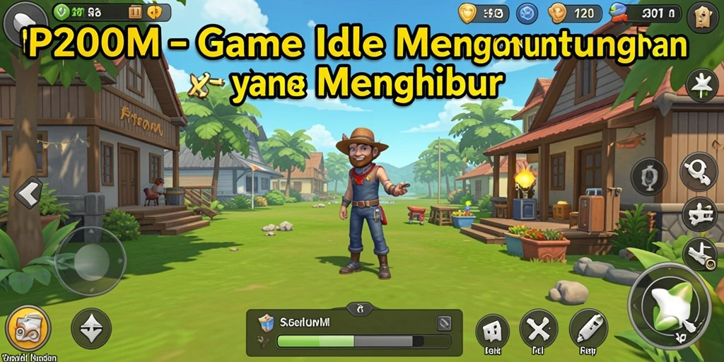 Tampilan gameplay P200M yang menarik dan interaktif.