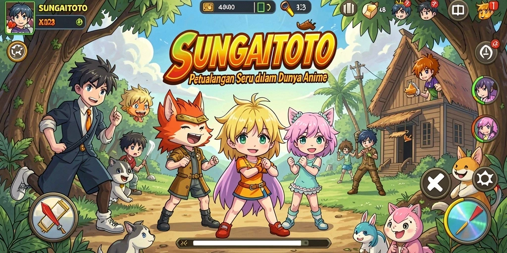 Gameplay SUNGAITOTO yang menakjubkan dengan karakter anime.