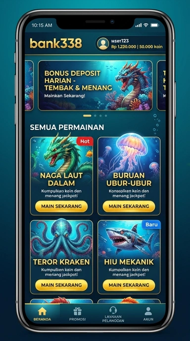 Screenshot fitur unggulan dari aplikasi bank338.